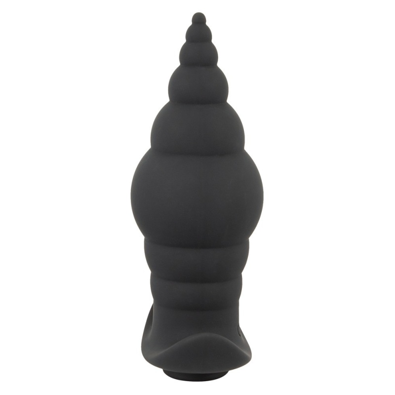 Wibrujący korek analny RC Butt Plug z pilotem, 9 trybów, długość całkowita 9,6 cm - 4
