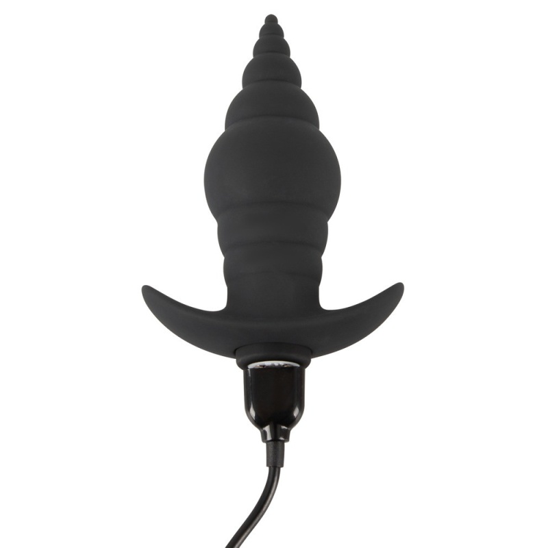 Wibrujący korek analny RC Butt Plug z pilotem, 9 trybów, długość całkowita 9,6 cm - 7