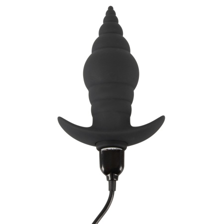 Wibrujący korek analny RC Butt Plug z pilotem, 9 trybów, długość całkowita 9,6 cm - 7