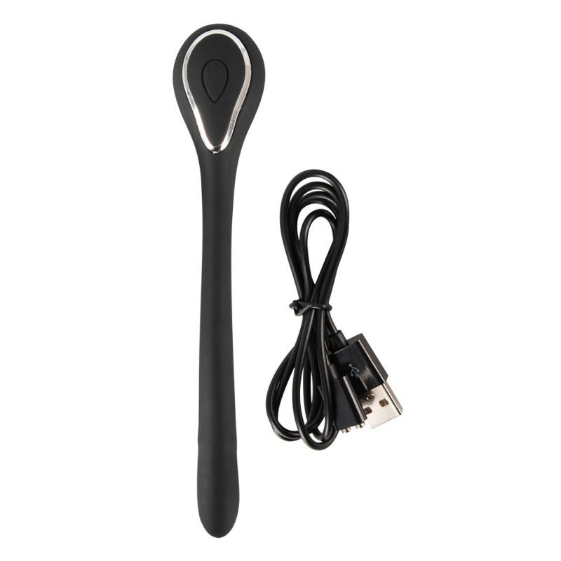 Dilator męski Penisplug Vibrating Bendable D – wibrujący, giętki, 13,5 cm - 8