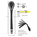 Dilator męski Penisplug Vibrating Bendable D – wibrujący, giętki, 13,5 cm - 9