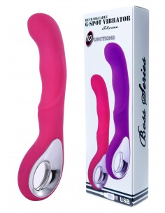Vibrator G-spot 10 functions USB Pink