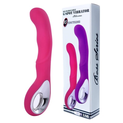 Wibrator G-Spot USB 10 funkcji – różowy - 1