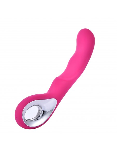 Vibrator G-spot 10 functions USB Pink