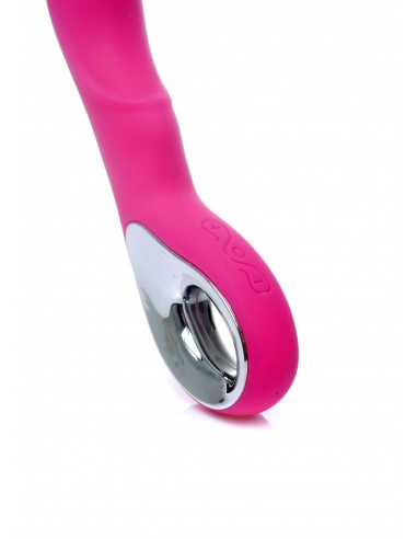 Vibrator G-spot 10 functions USB Pink