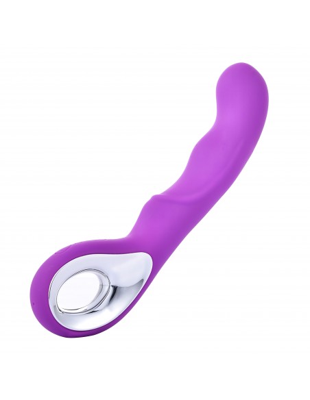 Vibrator G-spot 10 functions USB Purple