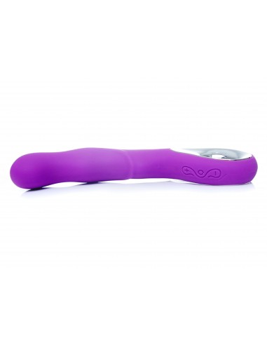 Vibrator G-spot 10 functions USB Purple