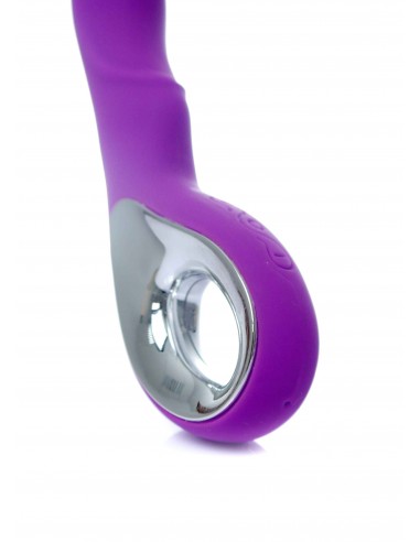 Vibrator G-spot 10 functions USB Purple