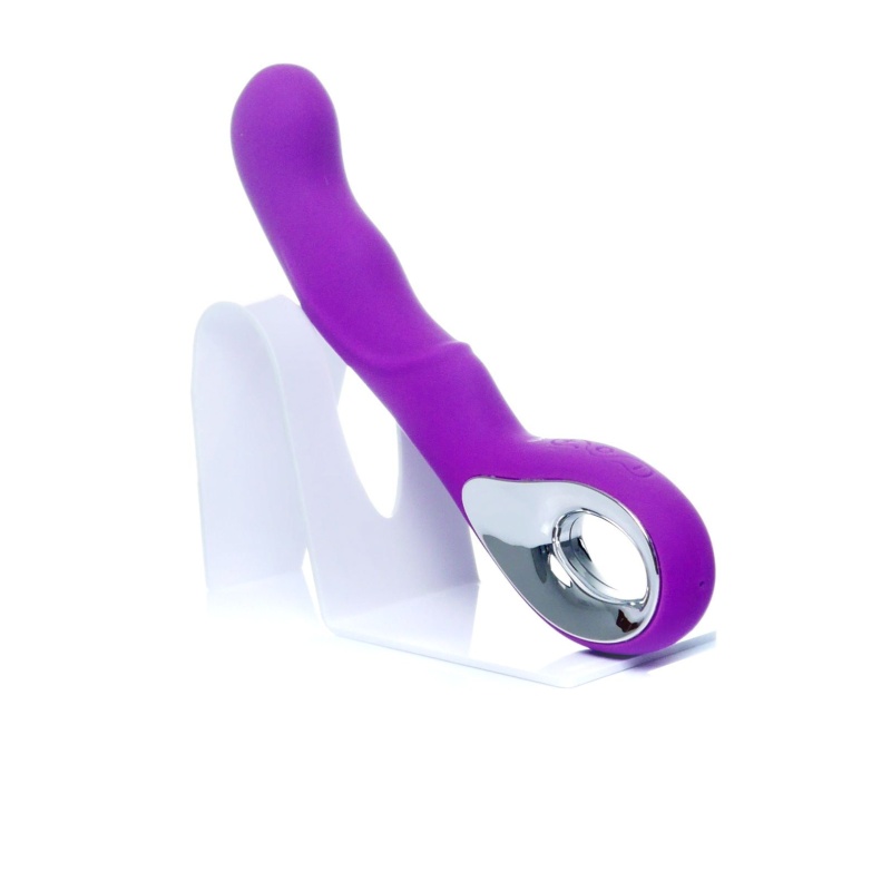 Wibrator G-Spot 10 funkcji USB fioletowy - 9