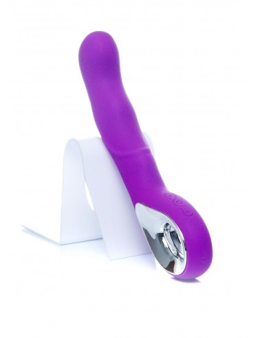 Vibrator G-spot 10 functions USB Purple
