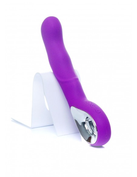 Vibrator G-spot 10 functions USB Purple
