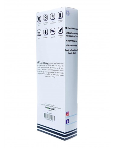 Vibrator G-spot 10 functions USB Purple