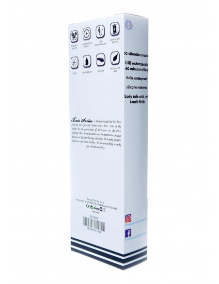 Vibrator G-spot 10 functions USB Purple