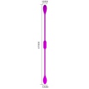 Wibrator dwustronny Dream Lover's Whip – 12 funkcji wibracji, 22 cm - 7