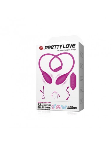 PRETTY LOVE -Dream lover's whip, 12 vibration functions Bendable 