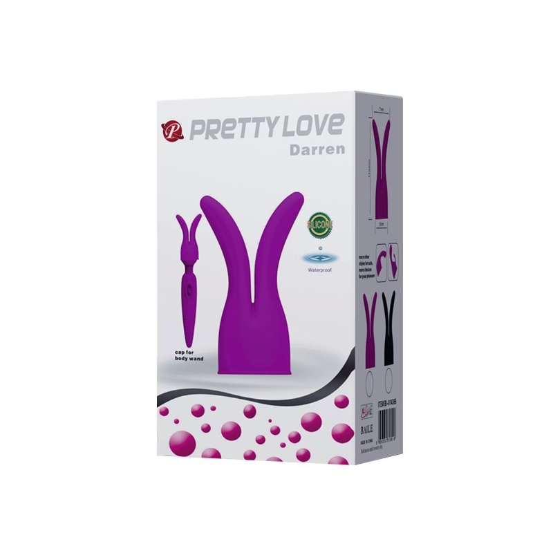Nasadka do masażera Darren z dwiema elastycznymi końcówkami – Pretty Love - 9