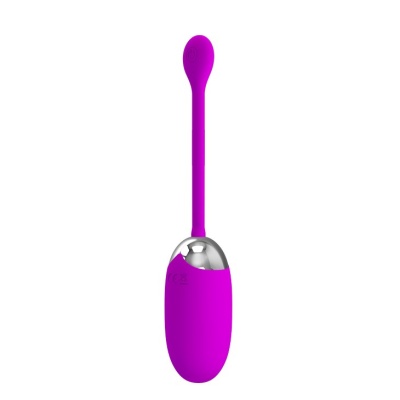Jajko wibrujące Brook – silikonowe, 12 programów wibracji, 7,2 cm - 1 2