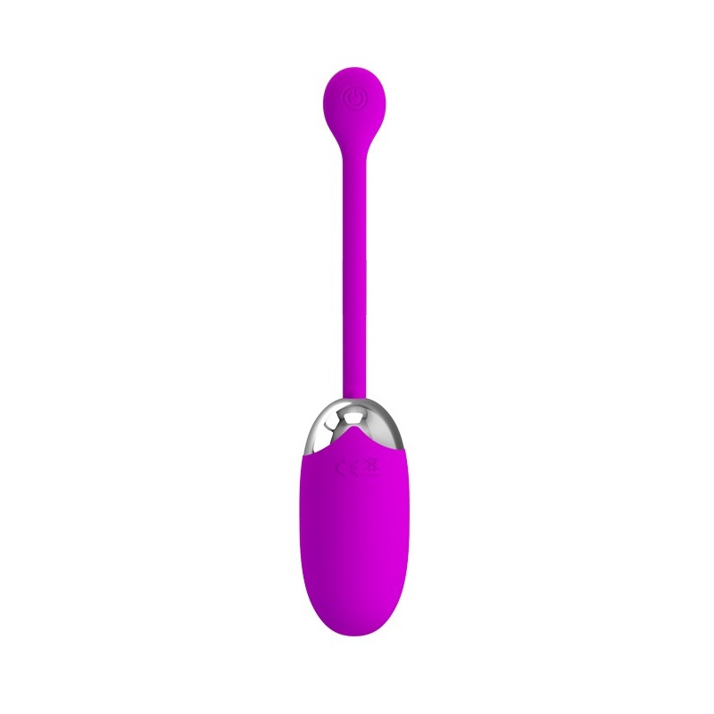 Jajko wibrujące Brook – silikonowe, 12 programów wibracji, 7,2 cm - 3