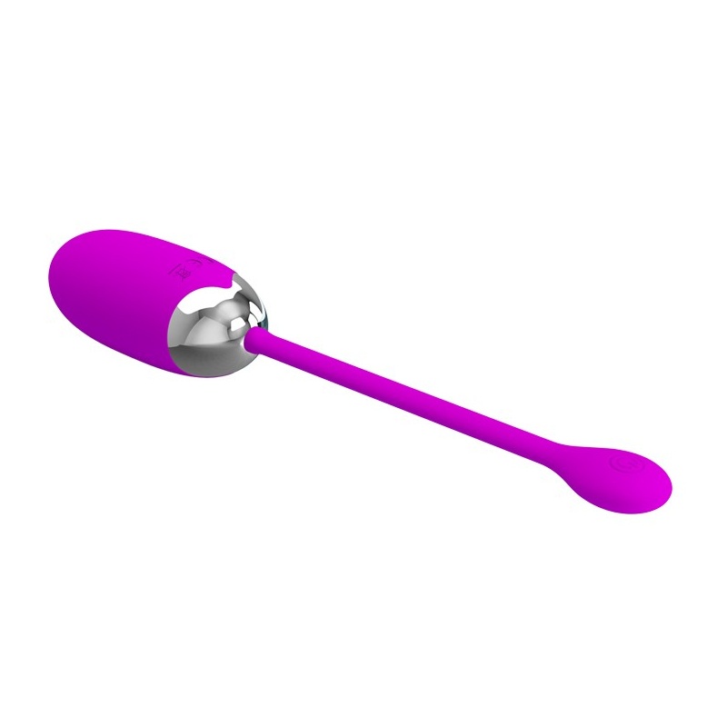 Jajko wibrujące Brook – silikonowe, 12 programów wibracji, 7,2 cm - 4