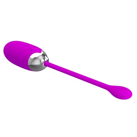 Jajko wibrujące Brook – silikonowe, 12 programów wibracji, 7,2 cm - 4