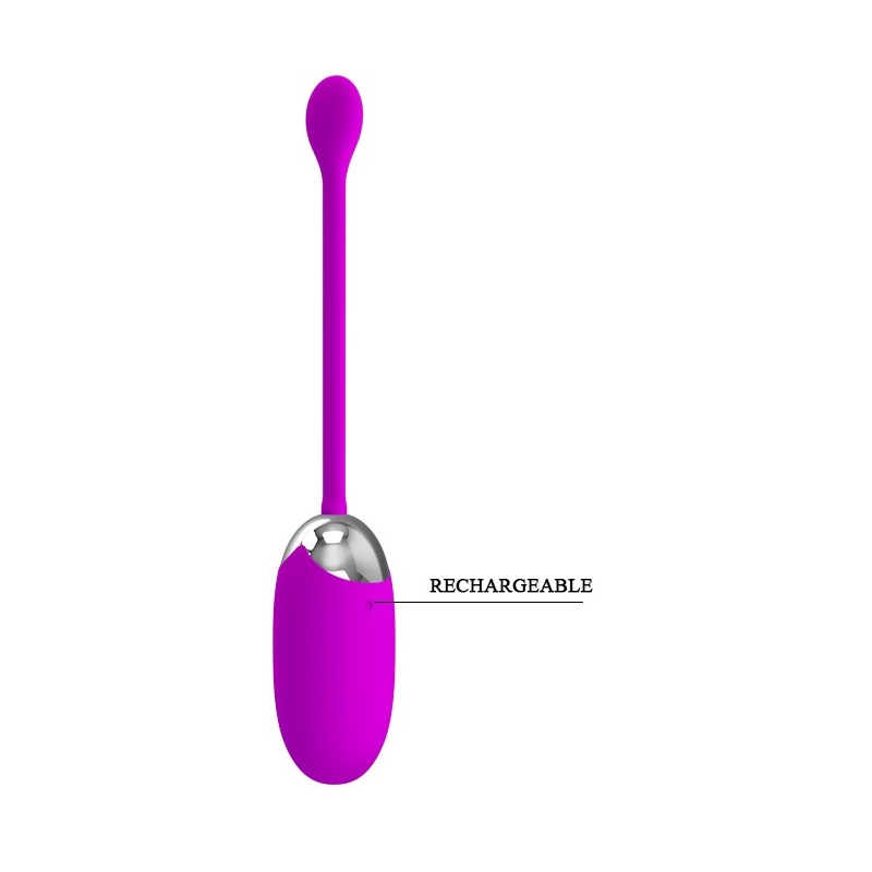 Jajko wibrujące Brook – silikonowe, 12 programów wibracji, 7,2 cm - 7