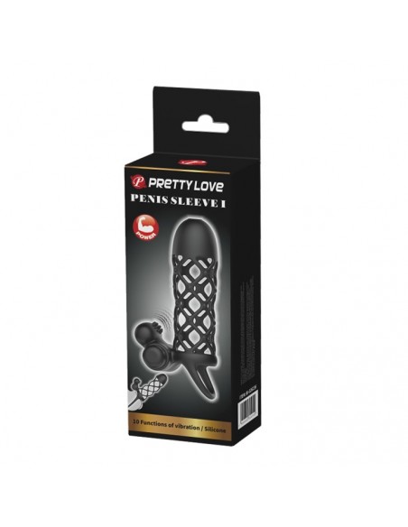 PRETTY LOVE -PENIS SLEEVE I, 10 vibration functions 