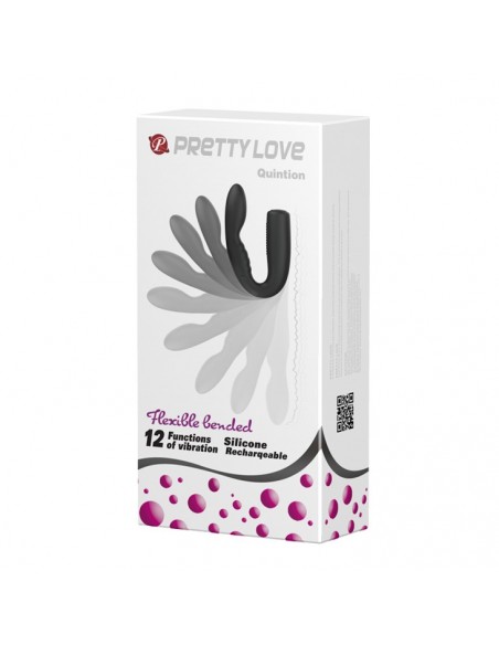 PRETTY LOVE -QUINTION, 12 vibration functions Bendable Memory function 
