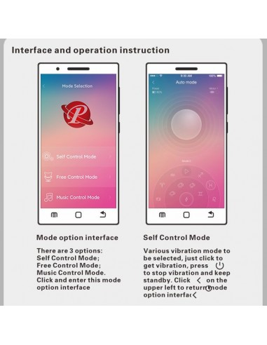 PRETTY LOVE -ARCHENEMY, 12 pulse wave settings Mobile APP remote control 