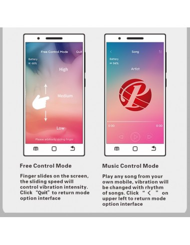 PRETTY LOVE -ARCHENEMY, 12 pulse wave settings Mobile APP remote control 