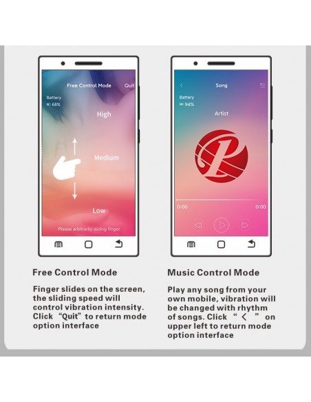 PRETTY LOVE -ARCHENEMY, 12 pulse wave settings Mobile APP remote control 