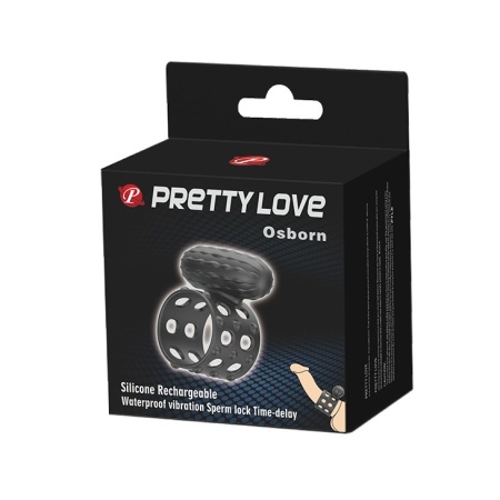 Wibrujący pierścień na penisa Osborn z kulką łechtaczkową, średnica wewnętrzna 3,5 cm - 9