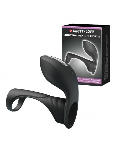 PRETTY LOVE -VIBRATION PENIS SLEEVE II, 7 vibration functions Memory function 