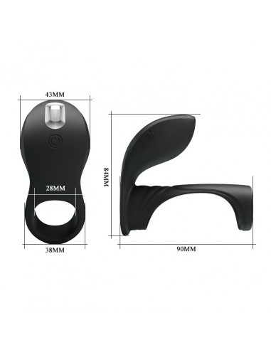 PRETTY LOVE -VIBRATION PENIS SLEEVE II, 7 vibration functions Memory function 