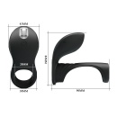 Pierścień na penisa Vibration Penis Sleeve II z wibracjami, 9 x 8,4 x 4,3 cm - 6
