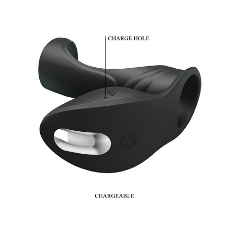 Pierścień na penisa Vibration Penis Sleeve II z wibracjami, 9 x 8,4 x 4,3 cm - 8
