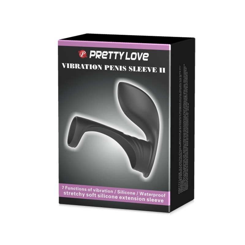 Pierścień na penisa Vibration Penis Sleeve II z wibracjami, 9 x 8,4 x 4,3 cm - 10