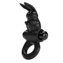 Wibrujący pierścień na penisa Exciting Ring - 10 trybów wibracji, średnica 2,4 cm - 2