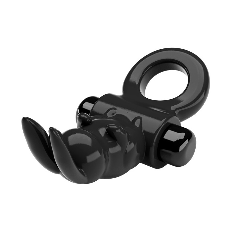 Wibrujący pierścień na penisa Exciting Ring - 10 trybów wibracji, średnica 2,4 cm - 5