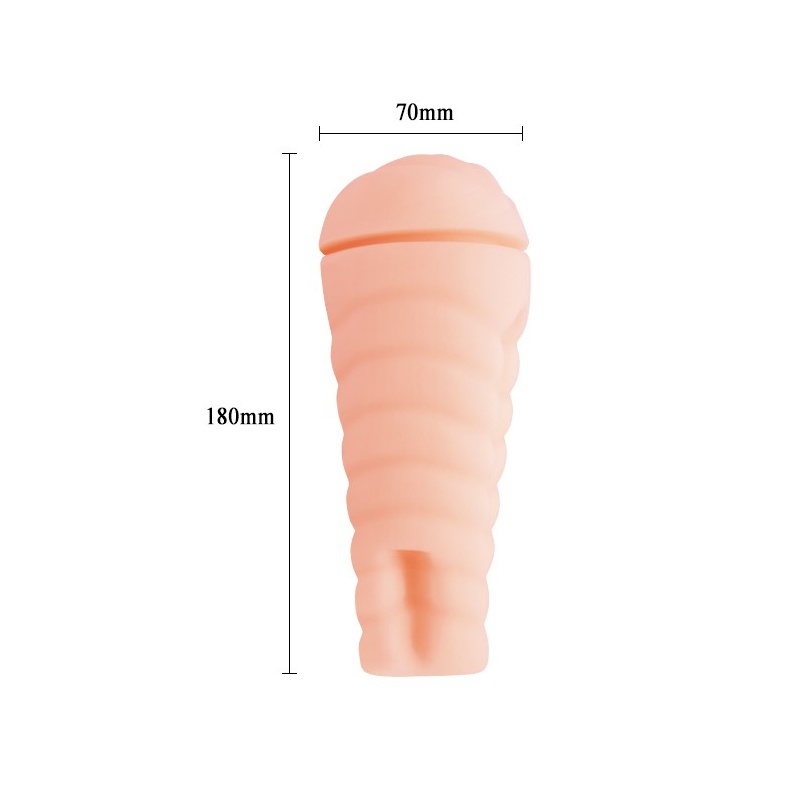 Wibrujący masturbator SALLY o długości 23 cm z Sex Talk i przyssawką - 9