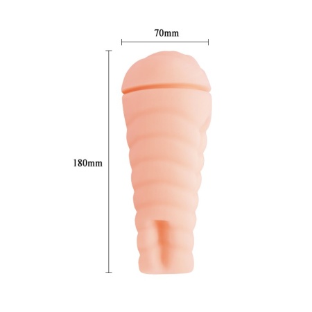 Wibrujący masturbator SALLY o długości 23 cm z Sex Talk i przyssawką - 9