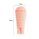 Wibrujący masturbator SALLY o długości 23 cm z Sex Talk i przyssawką - 9
