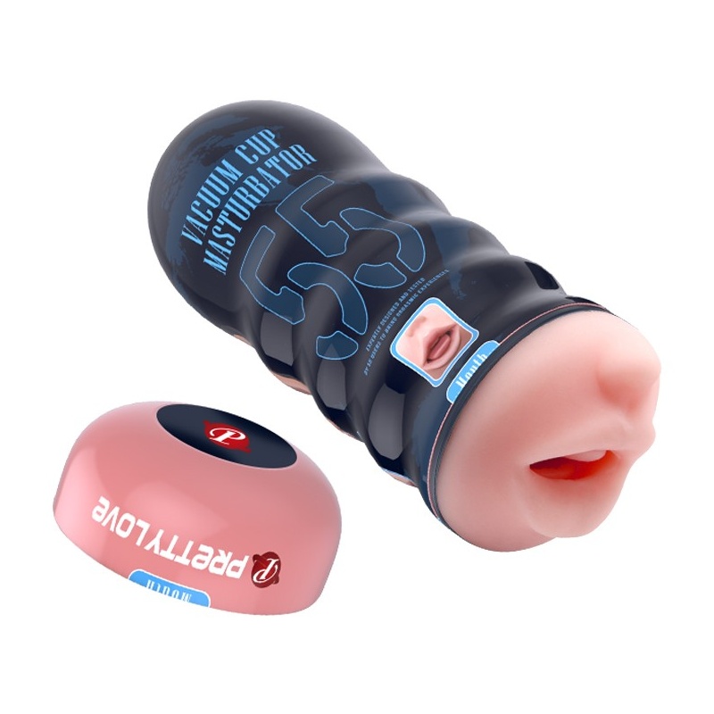 Masturbator Vacuum Cup z regulacją ssania, 18 cm - 7