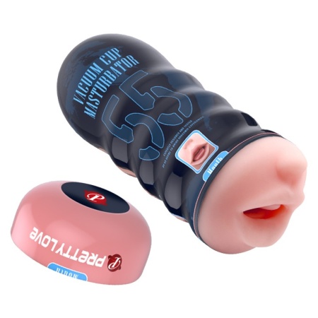 Masturbator Vacuum Cup z regulacją ssania, 18 cm - 7