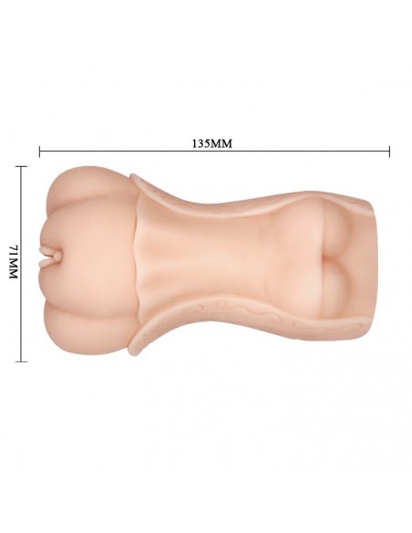 CRAZY BULL- 3D VAGINA, Water lubricant 