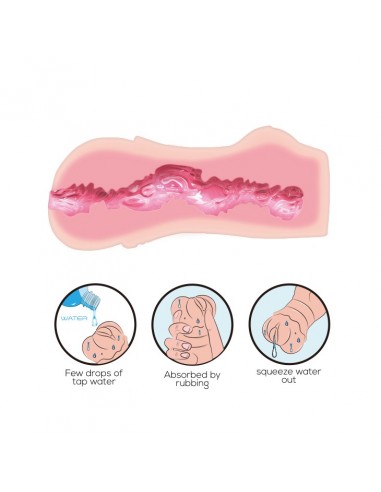 CRAZY BULL- 3D VAGINA, Water lubricant 