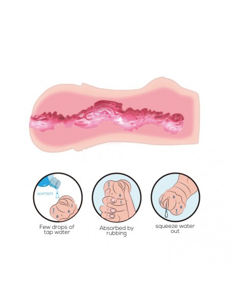 CRAZY BULL- 3D VAGINA, Water lubricant 