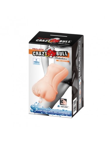 CRAZY BULL- 3D VAGINA, Water lubricant 