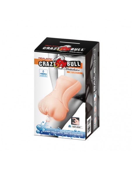 CRAZY BULL- 3D VAGINA, Water lubricant 
