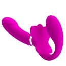 Pasek wibracyjny bez ramiączek Valerie - ok. 20 cm, 12 trybów, podwójny silnik - 3