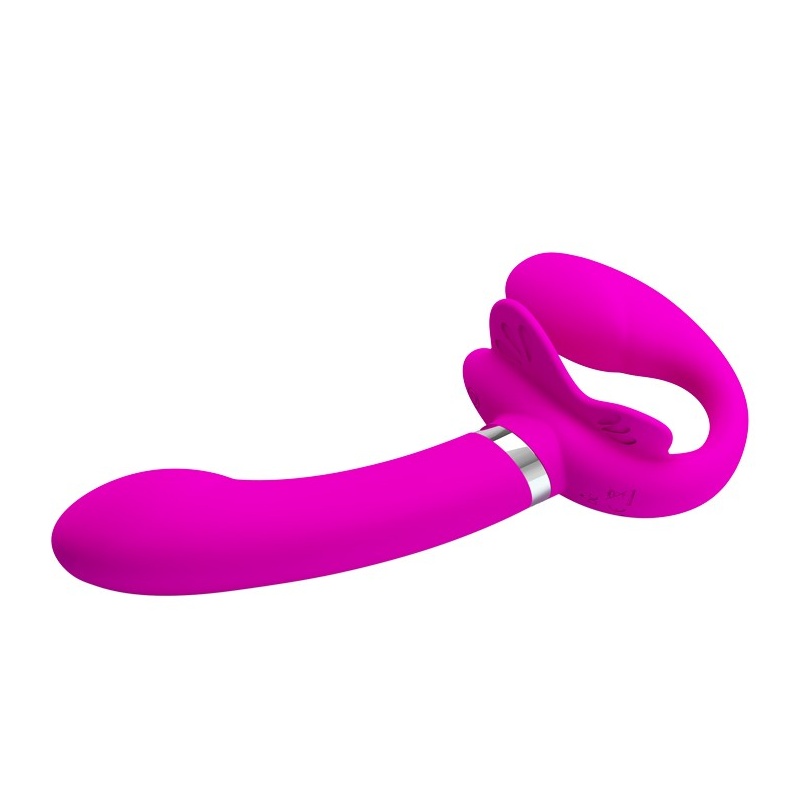 Pasek wibracyjny bez ramiączek Valerie - ok. 20 cm, 12 trybów, podwójny silnik - 4